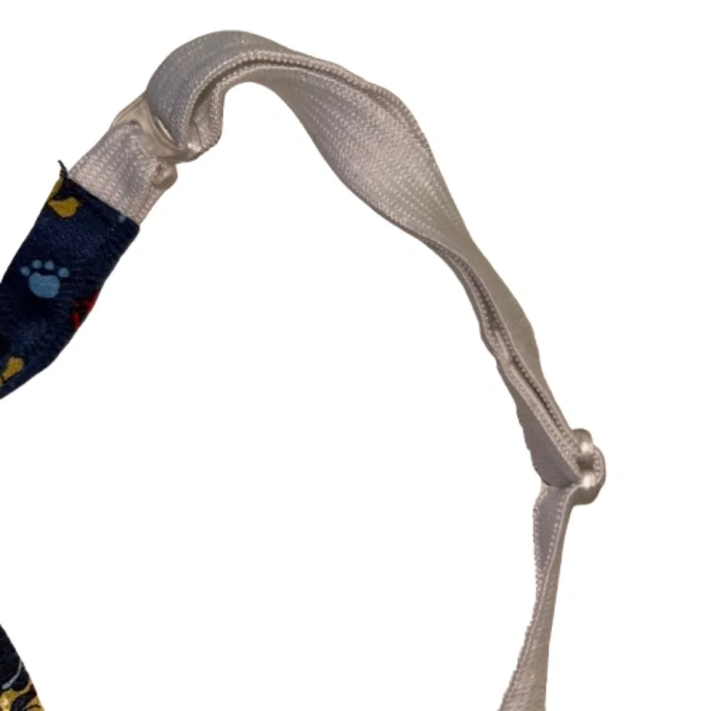 kids faux necktie tie blue